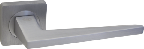 Дверная ручка на квадратной розетке LD 253 DSC матовый хром