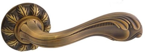 Дверная ручка на круглой розетке LD 318 ABB кофе