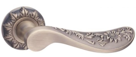 Дверная ручка RENZ "Леонора" DH 603-10 МАВ матовая античная бронза