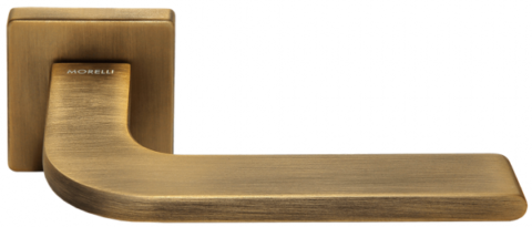 Дверная ручка на квадратном основании MORELLI Luxury SPUTNIK CAFFE кофе