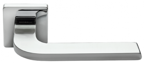 Дверная ручка на квадратном основании MORELLI Luxury SPUTNIK CRO хром