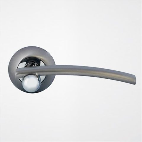 Дверная ручка Rossi LD 22-1 "MEDAN" SN/CP матовый никель