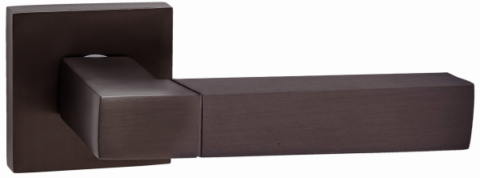 Дверная ручка RENZ "Милан" DH 51-03 MBN матовый черный никель