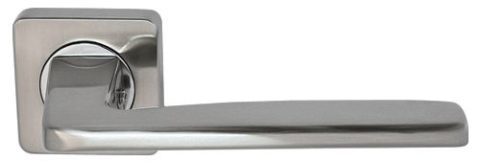 Дверная ручка Rossi LD 263-F21 "MIRRA" SN/CP матовый никель