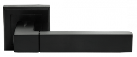 Ручка дверная на квадратном основании MORELLI DIY MH-28 BL-S черный