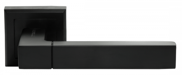 Ручка дверная на квадратном основании MORELLI DIY MH-28 BL-S черный