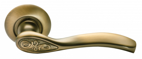 Ручка дверная на круглом основании MORELLI DIY MH-36 COF кофе