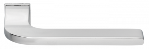 Дверная ручка на квадратном основании MORELLI Luxury SPUTNIK-SM CSA матовый хром