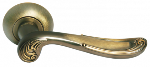 Ручка дверная на круглом основании MORELLI MH-22 COF кофе