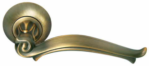 Ручка дверная на круглом основании MORELLI MH-23 COF кофе