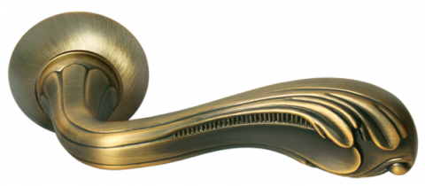 Ручка дверная на круглом основании MORELLI MH-24 COF кофе