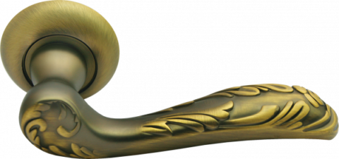 Ручка дверная на круглом основании MORELLI MH-31 COF кофе