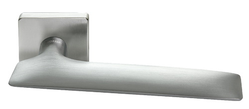 Дверная ручка на квадратном основании MORELLI Luxury GALACTIC CSA матовый хром