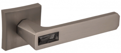 Дверная ручка ORO&ORO 933-13 на квадратном основании MSN/GREY