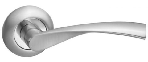 Дверная ручка Renz "Парма" DH (N) 10-08 SN матовый никель