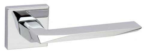 Дверная ручка FIMET на квадратной розетке 1351/204 PRISMA полированный хром F04