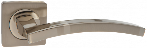 Дверная ручка PUERTO AL 520-02 SN/NP никель матовый / никель блестящий