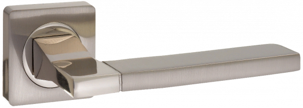Дверная ручка PUERTO AL 524-02 SN/NP никель матовый / никель блестящий