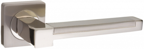 Дверная ручка PUERTO AL 530-02 SN/NP никель матовый / никель блестящий