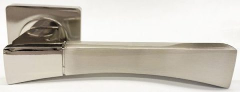 Дверная ручка PUERTO AL 532-02 SN/NP никель матовый / никель блестящий