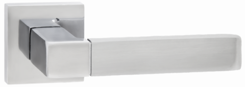Дверная ручка PUERTO INAL 521-03 SC/CP хром матовый/хром блестящий