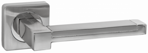 Дверная ручка PUERTO INAL 530-02 SC/CP хром матовый/хром блестящий