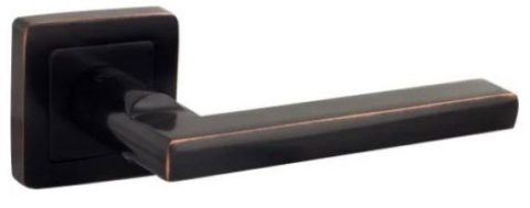 Дверная ручка PUNTO "PLUTON QR/HD" ABL-28 темная медь