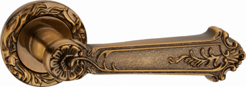 Дверная ручка RENZ "Бьянка" DH 91-20 PCF кофе блестящий