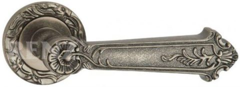 Дверная ручка RENZ "Бьянка" DH 91-20 SL серебро античное