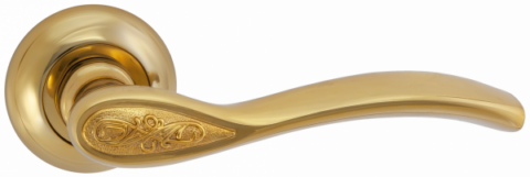Дверная ручка RENZ "Флория" DH 17-08 DGP золото темное