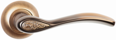 Дверная ручка RENZ "Флория" DH 17-08 RCF кофе Rosso
