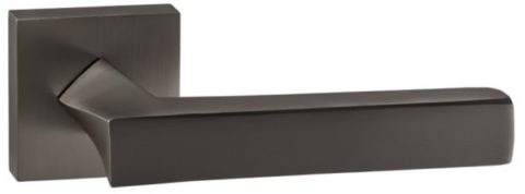 Дверная ручка RENZ "Равенна" DH 302-03 MBN матовый черный никель