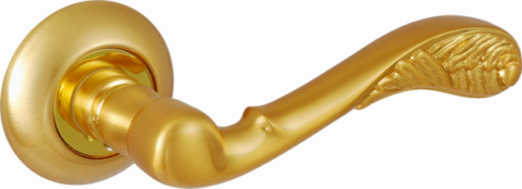 Дверная ручка RENZ "Синьори" DH 42-08 SG матовое золото