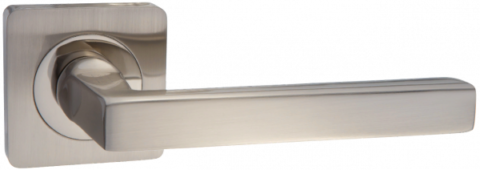 Ручка дверная на квадратном основании TIXX DH 222-05 "Майори" SN матовый никель