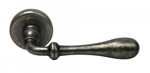 Дверная ручка на круглом основании MORELLI Luxury MARY FEA античное железо