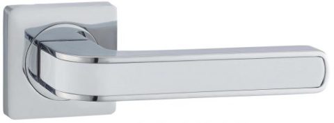 Дверная ручка Vantage V09 на квадратной розетке CP хром