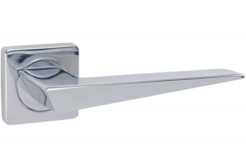 Дверная ручка VANTAGE V43 на квадратной розетке CP хром