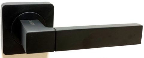 Дверная ручка VANTAGE V07BL AL на квадратной розетке BL черный