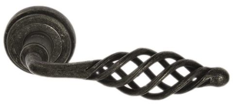 Дверная ручка Rossi LD 607 "VINTAGE" AS античное серебро