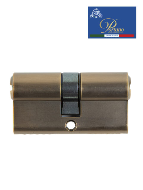 Цилиндровый механизм PORTUNO. Арт.CD60.11, 60м. (30+30), Цвет, Матовый кофе. ключ-ключ